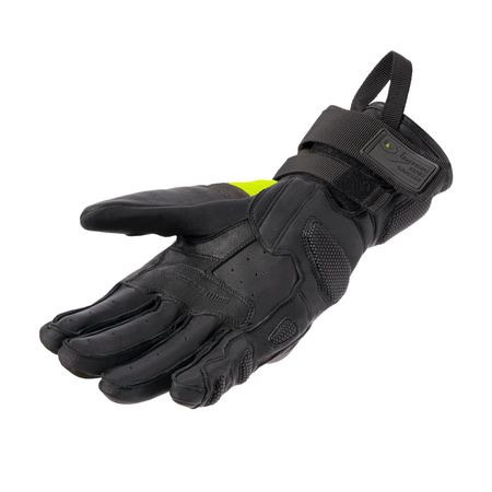 Rękawice szosowo-turystyczne REBELHORN RANGE BLACK/ANTHRACITE/FLUO YELLOW czarny szary żółty fluo