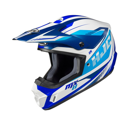 Kask cross HJC CS-MX-II DRIFT WHITE/BLUE biały niebieski