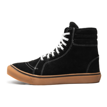 Buty krótkie BROGER CALIFORNIA BLACK/GUM SOLE czarny brązowy