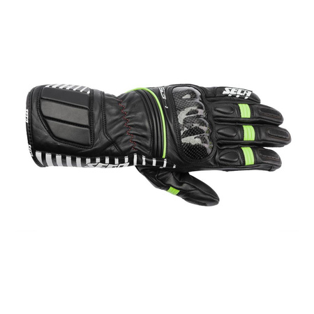 Rękawice sportowe SECA MERCURY IV FLUO/BLACK czarny żółty fluo