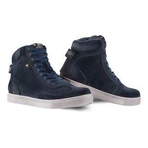 Trampki motocyklowe damskie SHIMA SX-2 EVO LADY BLUE granatowy biały