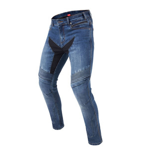 Jeansy motocyklowe REBELHORN EAGLE III SLIM FIT WASHED BLUE niebieski