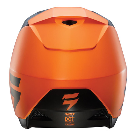 Kask cross SHIFT WHIT3 ORANGE czarny pomarańczowy