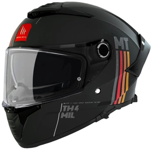 Kask integralny MT THUNDER 4 SV MIL MATT BLACK czarny czerwony żółty