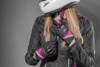 Rękawice miejskie damskie SHIMA RUSH LADY PINK czarny różowy