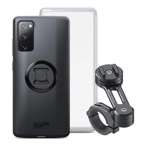 Motocyklowy zestaw do zamocowania telefonu MOTO BUNDLE SAMSUNG GALAXY S21+ NA KIEROWNICĘ BLACK czarny