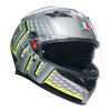 Kask integralny AGV K3 FORTIFY GREY/BLACK/FLUO YELLOW szary żółty fluo czarny