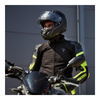 Kurtka skórzana REBELHORN REBEL BLACK/FLO YELLOW czarny żółty fluo szary