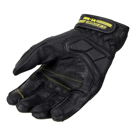 Rękawice miejskie OZONE RS600 SHORT BLACK/FLO YELLOW czarny żółty fluo