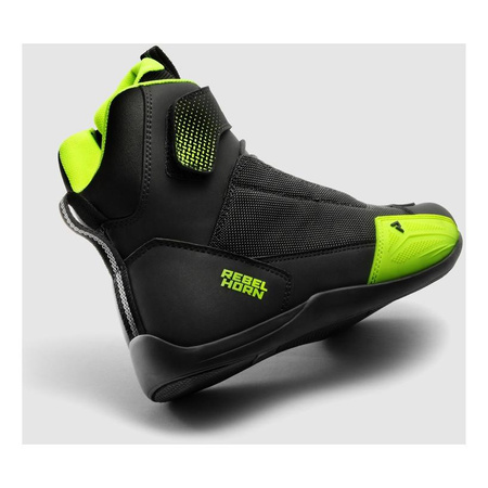 Buty krótkie REBELHORN SWIFT BLACK/FLUO YELLOW czarny żółty fluo