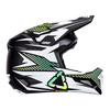 Kask cross z goglami LEATT KIT MOTO 3.5 STORM TEAL biały czarny żółty fluo