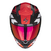 Kask integralny SCORPION EXO-R1 EVO CARBON AIR SUPRA BLACK/RED czarny czerwony