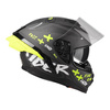 Kask integralny LAZER RAFALE SR RIDE ONI BLACK/GREY/YELLOW FLUO czarny szary biały żółty fluo