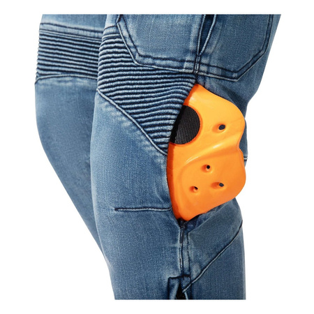 Jeansy motocyklowe SECA SQUARE II BLUE niebieski