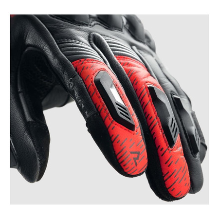 Rękawice miejskie REBELHORN VIPER BLACK/GREY/FLUO RED czarny szary czerwony fluo