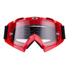 Gogle motocyklowe IMX MUD RED SZYBA CLEAR czerwony czarny