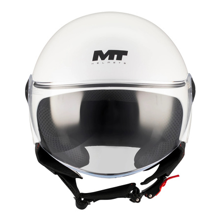 Kask otwarty MT STREET S PURE WHITE GLOSS biały