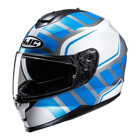 Kask integralny HJC C70N HOLT BLUE/WHITE niebieski biały srebrny