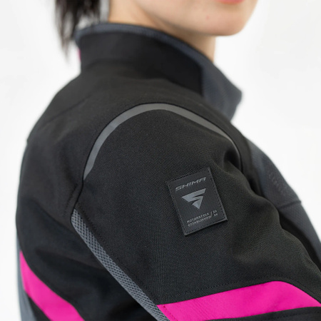 Kurtka tekstylna damska SHIMA RUSH 2.0 VENTED LADY PINK szary różowy czarny