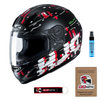 Kask integralny dziecięcy HJC CL-Y GARAM BLACK/RED czarny czerwony biały