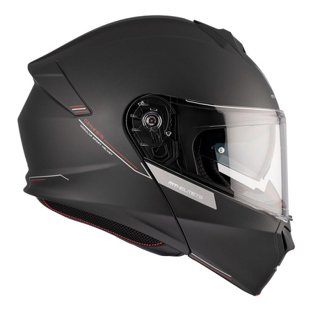Kask szczękowy MT GENESIS SV SOLID MATT BLACK czarny mat