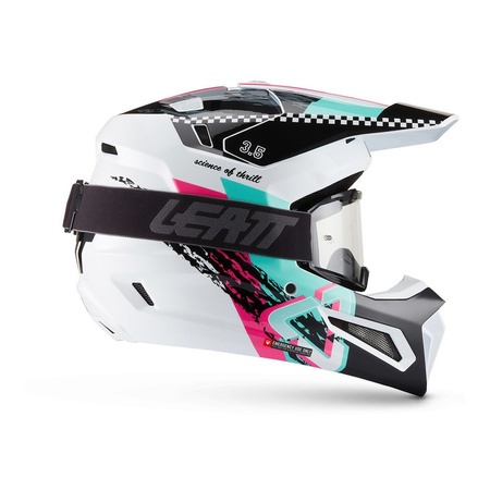 Kask cross LEATT KIT MOTO 3.5 PINK różowy