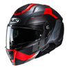 Kask szczękowy HJC I91 CARST BLACK/RED czarny czerwony