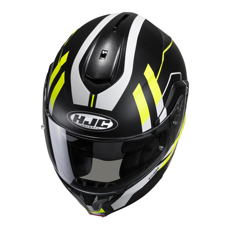 Kask szczękowy HJC C91 OCTO BLACK/YELLOW czarny żółty fluo biały