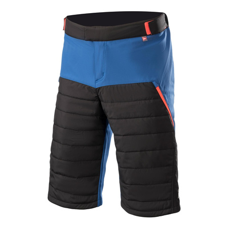 Spodenki rowerowe ALPINESTARS DENALI 2 MID BLUE/BLACK/FLUO CORAL niebieski czarny pomarańczowy
