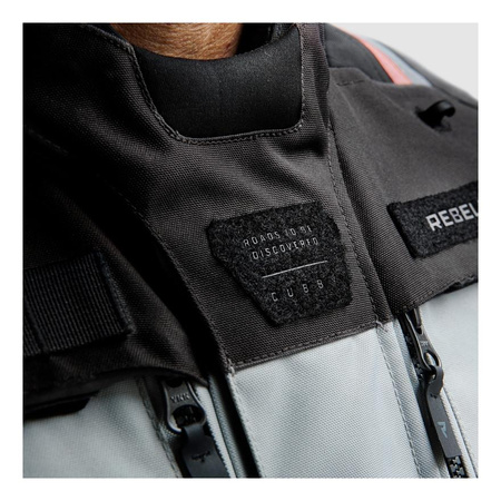 Kurtka tekstylna REBELHORN CUBBY V BLUE/GREY/RED niebieski szary czerwony czarny