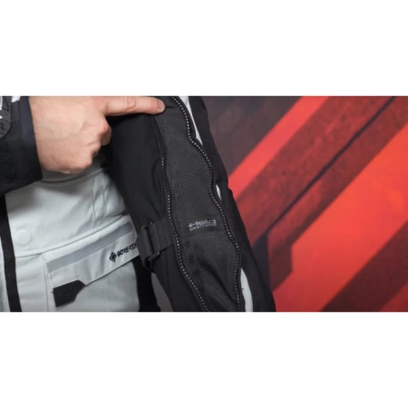 Kurtka tekstylna HELD CARESE EVO GORE-TEX GREY/RED szary czarny czerwony