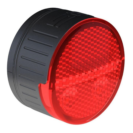 Lampka rowerowa tylna ROUND LED SAFETY LIGHT RED czerwony