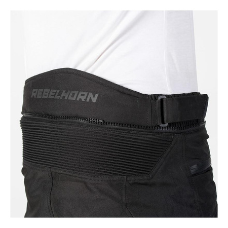 Spodnie tekstylne REBELHORN BORG BLACK czarny
