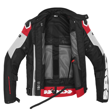 Kurtka tekstylna SPIDI PROGRESSIVE NET H2OUT RED czerwony szary czarny