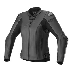 Kurtka skórzana damska ALPINESTARS MISSILE V2 LADY BLACK/BLACK czarny