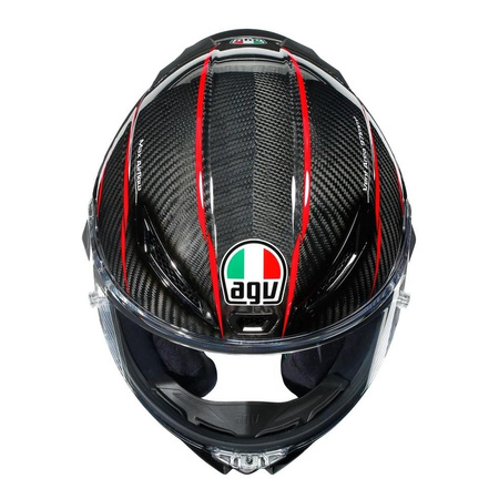 Kask integralny AGV PISTA GP RR PERFORMANCE CARBON/RED czerwony