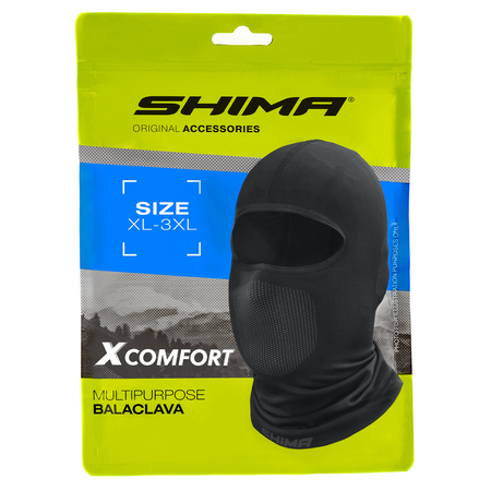 Kominiarka termoaktywna SHIMA X-COMFORT BLACK czarny