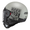 Kask szczękowy NZI MINIMOD INVOLT GREY BLACK GREY MATT szary czarny