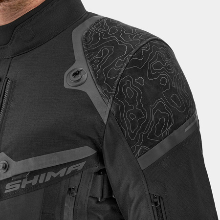 Kurtka tekstylna SHIMA TRACKER BLACK czarny