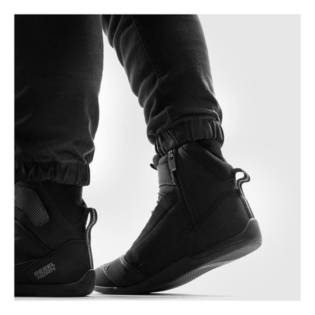 Jeansy motocyklowe damskie REBELHORN FASTER LADY BLACK czarny