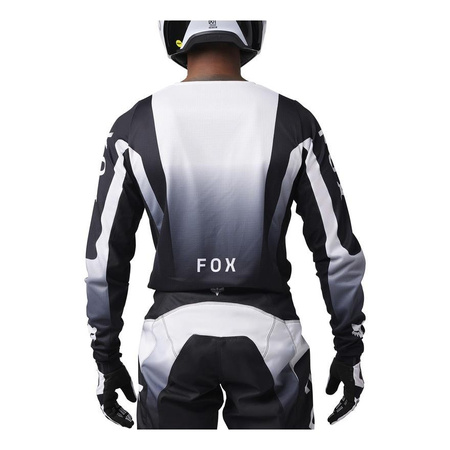 Bluza cross FOX 180 LEAN-EXTD BLACK/WHITE czarny biały