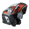Kask szczękowy NZI COMBI 3 DUO METRIC BLACK RED MATT czarny czerwony