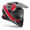Kask integralny AIROH COMMANDER 2 MAVICK ORANGE MATT szary pomarańczowy fluo