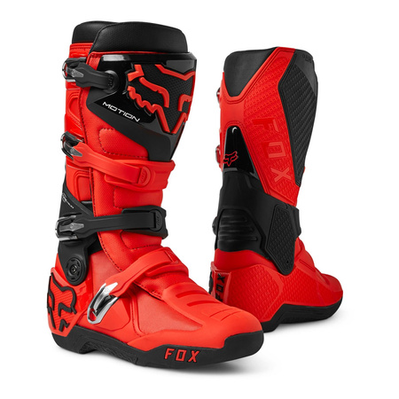 Buty cross FOX MOTION FLUO RED czerwony fluo czarny