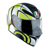 Kask integralny AGV K3 SV AVIOR WHITE/YELLOW FLUO biały żółty fluo czarny