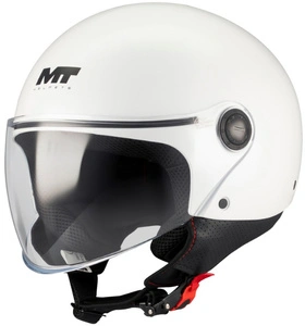 Kask otwarty MT STREET S PURE WHITE GLOSS biały