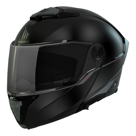 Kask szczękowy MT ATOM 2 SV SOLID MATT BLACK czarny mat
