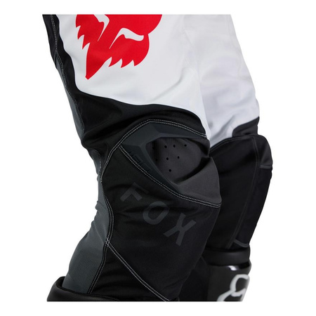 Spodnie cross FOX 180 FLOW WHITE/RED biały czerwony