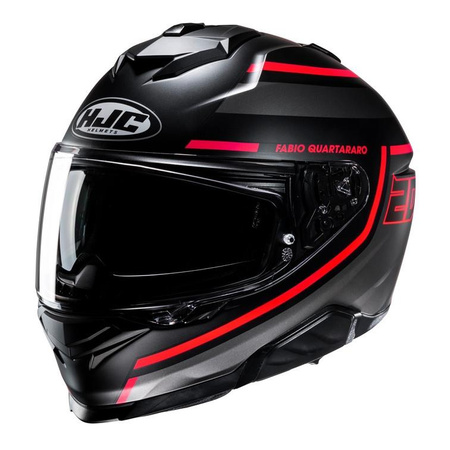 Kask integralny HJC I71 FQ20 BLACK/RED czarny czerwony