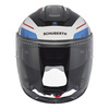 Kask otwarty SCHUBERTH J2 ECE SIGMA BLUE biały niebieski czerwony czarny